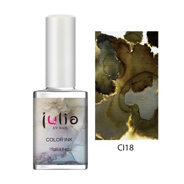 Julia 水墨暈染液 15ml-CI18莫蘭迪-煤竹色