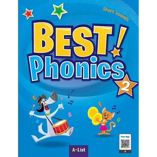 Best Phonics 2：Short Vowels（Student Book with App：音声ダウンロード式）