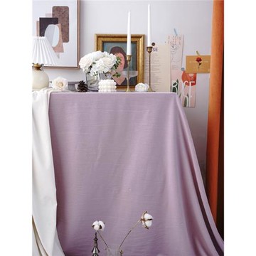 ins復古甜品臺布置桌布長方形白色純色生日派對背景布餐桌高級感