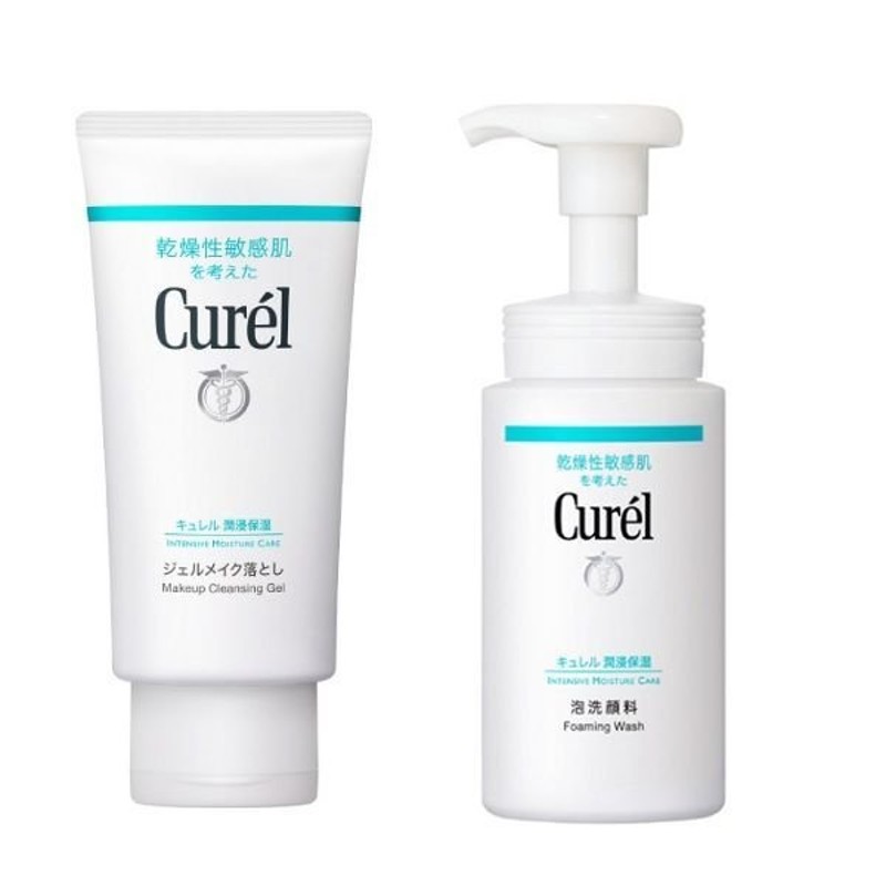 花王Curel（キュレル）ジェルメイク落とし130g+泡洗顔料 本体 150mL