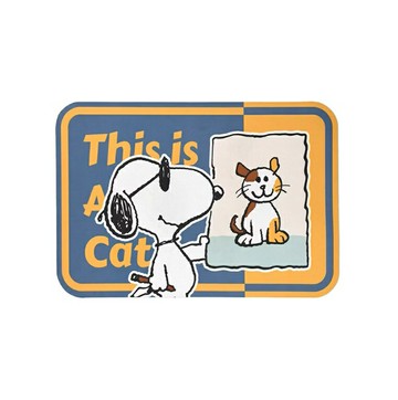 史努比超吸水薄型止滑踏墊-畫畫