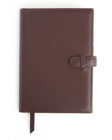 Monogrammed Leather Executive Journal with Rollerball Pen