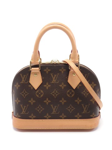 Louis Vuitton - 2020s pre-owned Alma BB two-way bag - women - Canvas/Calf Leather/Fabric - One Size - Brown