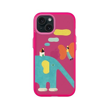 iPhone 15 Clear 粉漾桃 - 包大山 Baozi - 夢的製造所