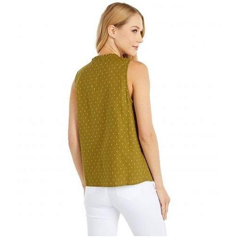 Lucky Brand Women's Square Neck Lace Tank, Tapenade at