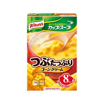 味の素AGF クノール  カップスープ  つぶたっぷりコーンクリーム  8袋  x 