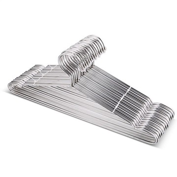 不銹鋼衣架實心衣掛防滑家用晾衣架曬衣架衣服架掛褲架