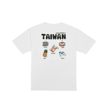 CONVERSE COTTON JERSEY CITY TEE WHITE 短袖上衣 男 白色-MCH652-001