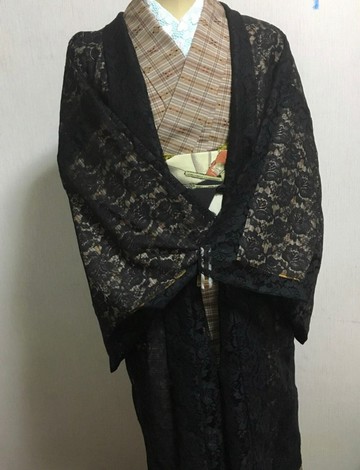 【訂製款】蕾絲罩衫 黑色
