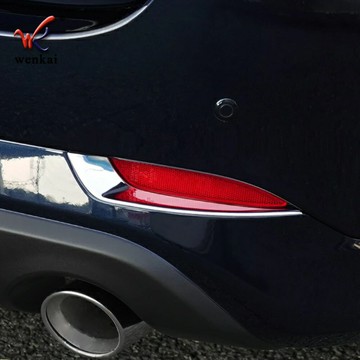 適用于馬自達22款CX-5 KF系后期改裝專用后保險杠霧燈電鍍裝飾條