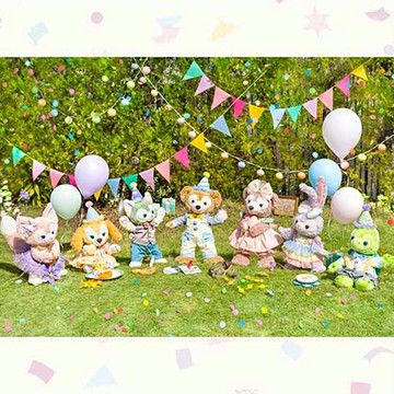 東京迪士尼吊飾，上海迪士尼代購 香港迪士尼 情人節禮物 達菲 雪莉玫 史黛拉 廚師狗 鑰匙圈，X射線【C190002】