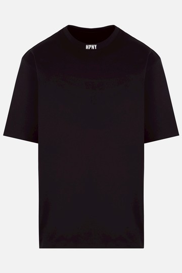 HERON PRESTON HPNY logo embroidered organic cotton t-shirt Man