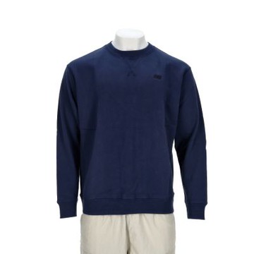 New Balance 男款 藍色 刺繡logo 圓領 上衣 運動 休閒 長袖 MT41506NNY