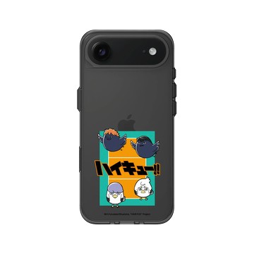 iPhone Air Clear (相機按鈕) 酷墨灰 - 排球少年 Haikyu!! - 排球場上的吉祥物