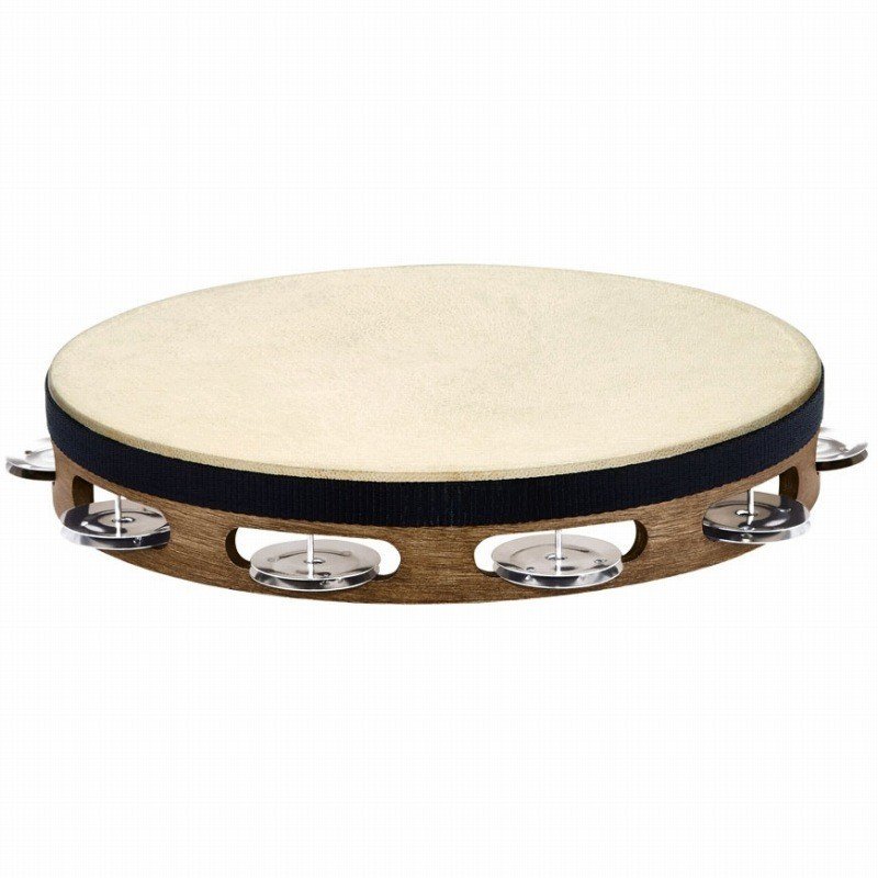 Meinl Headed Wood Tambourines Traditional Goatskin Wood Tamburine