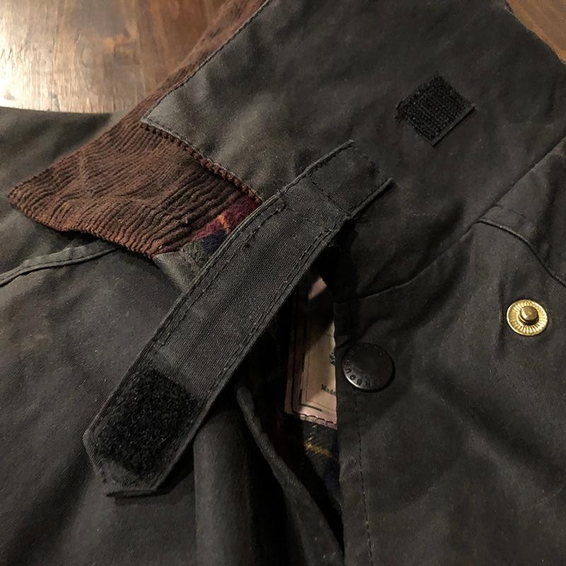 Backhouse Barbour Oild Cotton Stockman's Riding Coat Black