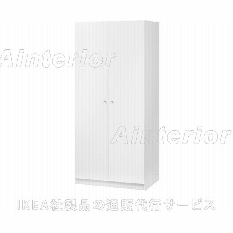Ikea イケア ワードローブ Bostrak ワードローブ ホワイト 503 461 55 通販 Lineポイント最大0 5 Get Lineショッピング