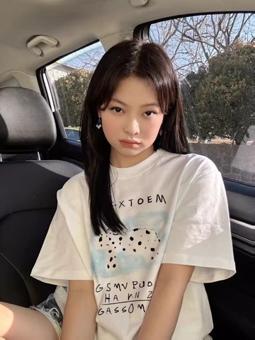 純棉卡通印花短袖t卹女新款夏季美式寬鬆設計感半袖上衣