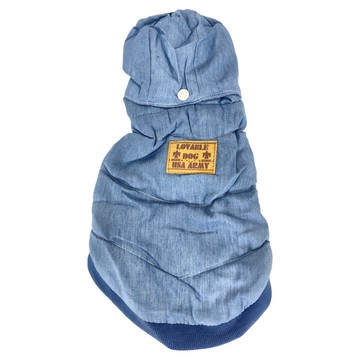 SassyDog 寵物衣 外套  10號  牛仔風  1件