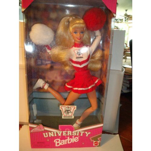 Wisconsin University Barbie バービー Cheerleader 人形 ドール