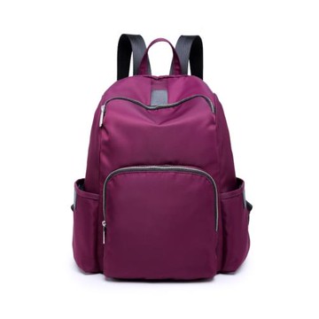 Heine 海恩 WIN-188 流行女包 媽媽包 尼龍後背包 防潑水後背包 時尚媽咪包 媽媽後背包 牛津包 包包 - 紫色