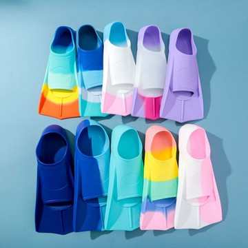 專業遊泳腳蹼成人兒童潛水蛙鞋矽膠腳蹼訓練潛水裝備矽膠蛙鞋鑫弘-戶外運動