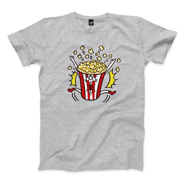 爆爆高血壓 - 深麻灰 - 中性版T恤