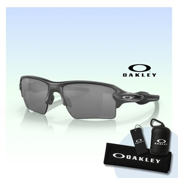 【Oakley】Flak 2.0 xl 運動偏光太陽眼鏡(OO9188-F8 Prizm black 偏光鏡片)