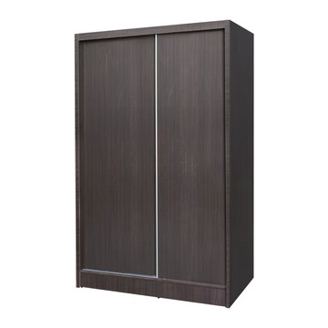 Homelike 喜家居4x7尺推門衣櫃(多色可選)(2311)胡桃