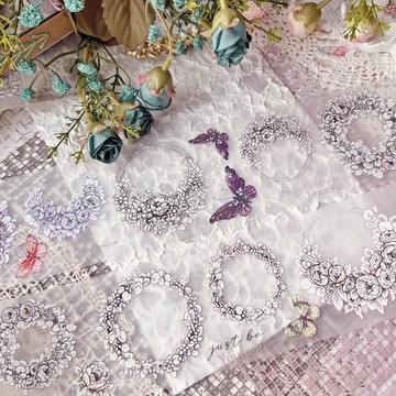 花圈6.5cm - 霧面PET膠帶