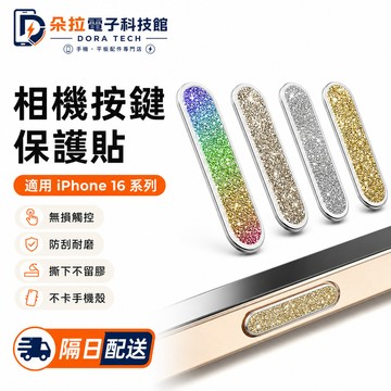 i16 閃粉相機觸控按鍵 相機觸控保護貼 iPhone 17 18 Pro Max 15 Pro 14Plus 無阻觸控