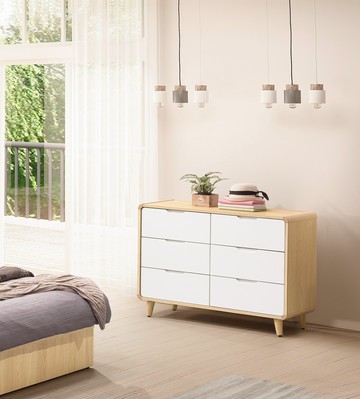 【歐風別館】喬迪六斗櫃【基隆至台中免運費】