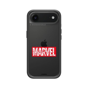 iPhone Air Mod NX -邊框背蓋組合 (相機按鈕) 黑 - 迪士尼-漫威 Marvel - 漫威Logo-紅色標誌