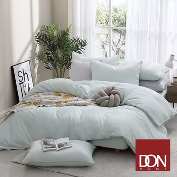 DON 輕美學抗菌吸濕排汗天絲兩用被床包組｜薄荷綠｜(雙人/加大)