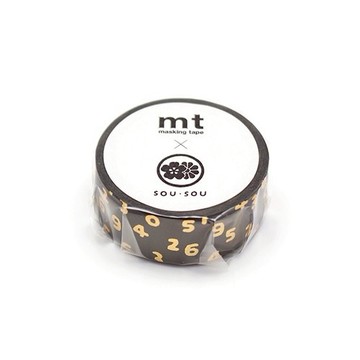 【Yourtableware】禮物獨家 日本mt × SOU・SOU 黑底燙金 紙膠帶