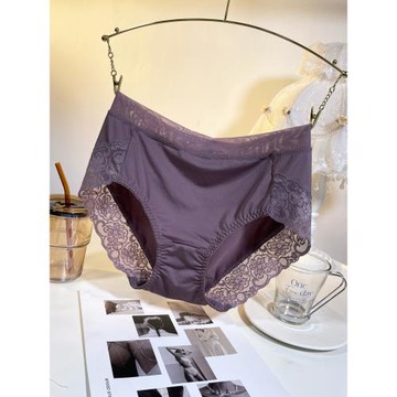 黑色無痕內褲女生高腰大碼胖mm200斤蕾絲性感純棉襠冰絲薄款短褲