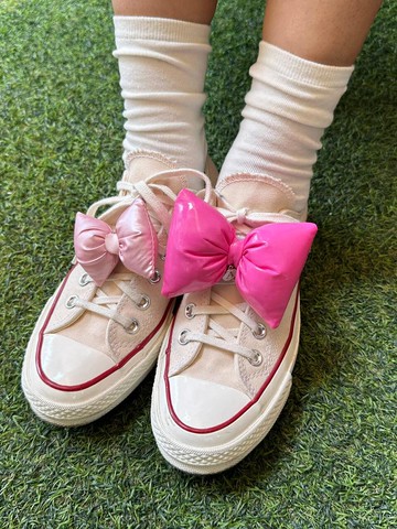 big pom ribbon charm-JC0021