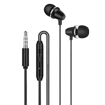 GJL FULL-POWER 個耳式有線耳機 EPW-3501 黑色，3.5mm接口，通話清晰