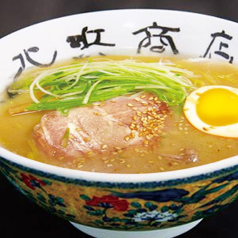 LINEショッピング　取り寄せ　ラーメン　北海道　とんこつ塩10袋セット　有名店　函館北浜商店