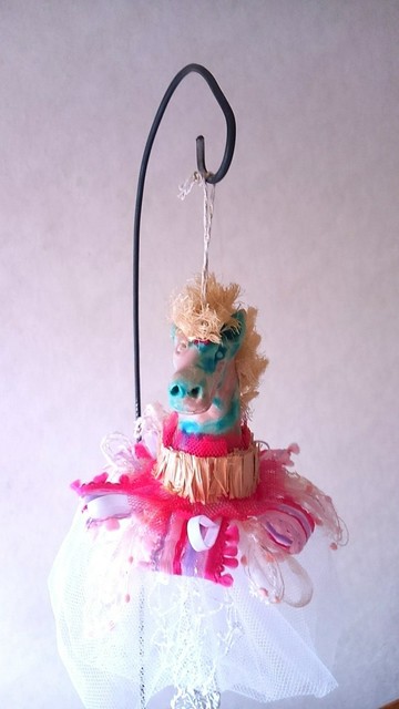 Baum Horse Object粉紅x 淺藍色