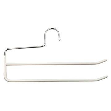 SHIMOYAMA 浸膠雙排褲架 5個  白色  1組