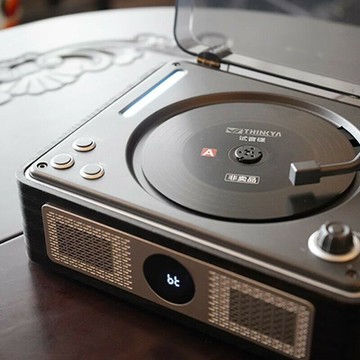 音響 留聲機 復古音響一體CD機播放器專輯藍牙音箱發燒級唱片機高音質