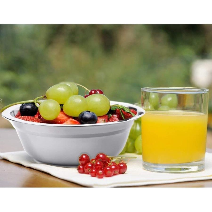 Wealers Stainless Steel Plate Set 8.5 inch Ultra-Portable Dinnerware