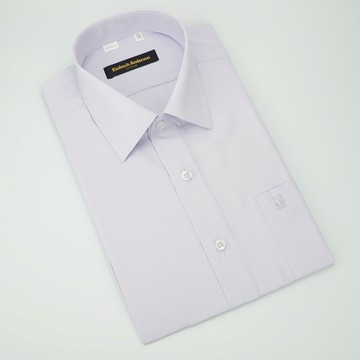 【金安德森】淺紫緹花吸排窄版短袖襯衫