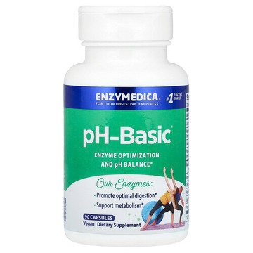 Enzymedica, pH-Basic，90 粒膠囊