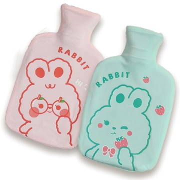 JAR嚴選 超可愛絨毛無毒橡膠冷熱水袋 卡通圖案  1個