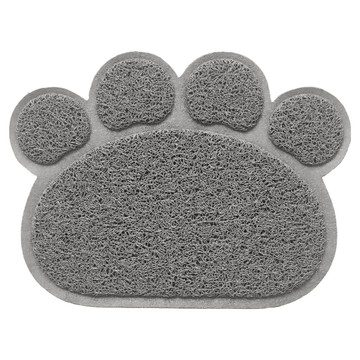 Pets city 灰色 貓砂盆落砂墊 防滑易清理  1個