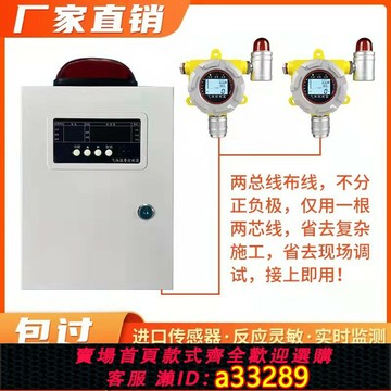 {可打統編 超低價}煤氣液化氣天然氣泄漏工業可燃氣體探測報警器防爆商用濃度檢測儀