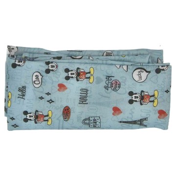 OUTDOOR PRODUCTS 迪士尼Disney 米奇環遊世界行李箱保護套  53 x 60cm  藍色  1個