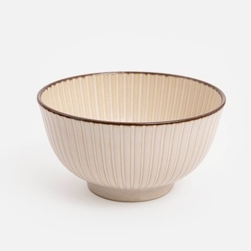 艾禮思輕量瓷碗16.5cm 風車米白